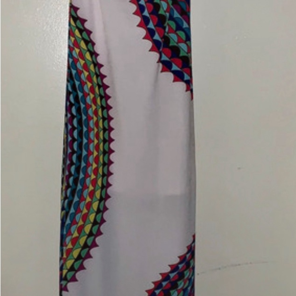 Fashion Nova Strapless Dress w Geometric pattern
